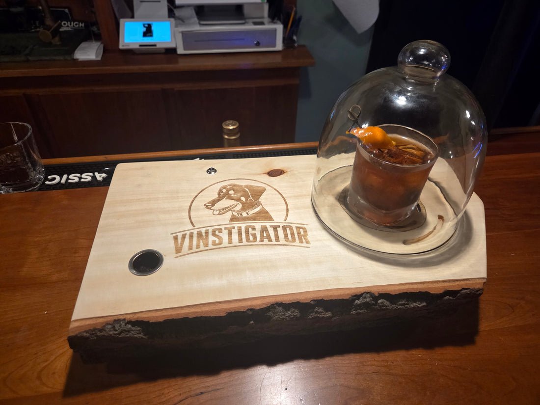 Hand-Tooled Whiskey Smoker Board