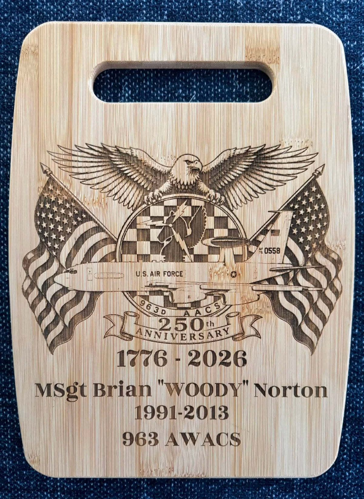 My First Commission — MSgt Brian “WOODY” Norton