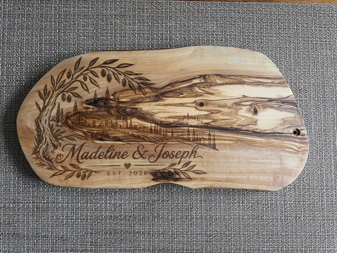 Personalized Olive Wood Board