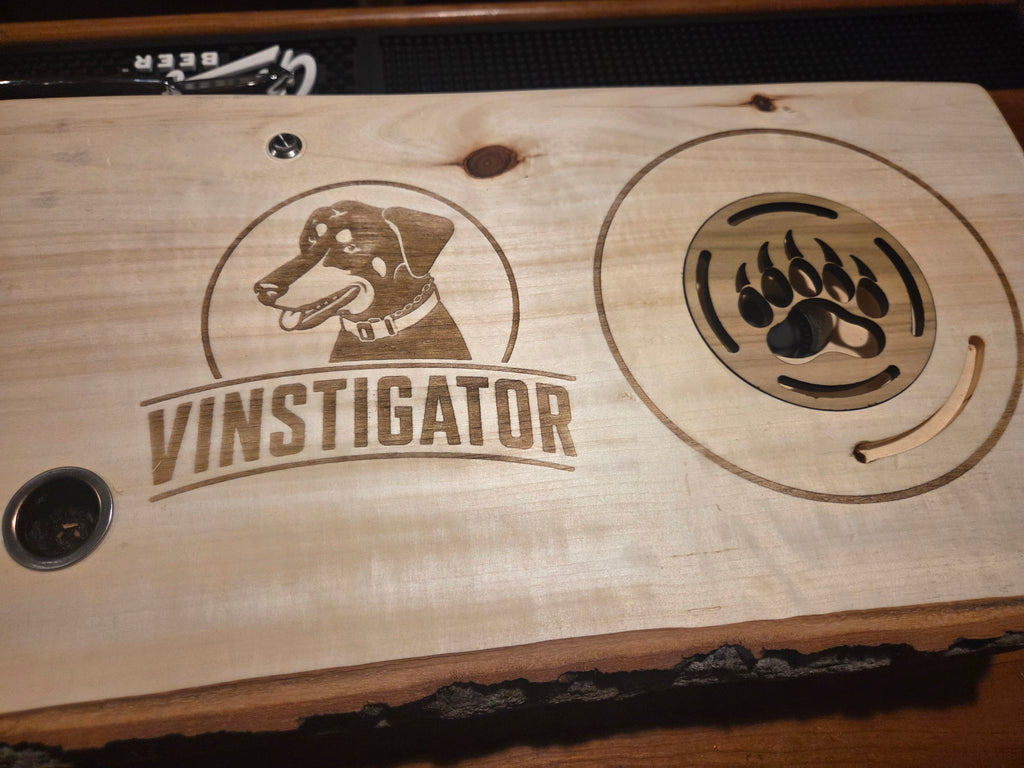 Hand-Tooled Whiskey Smoke Board – Customizable Cocktail Smoker