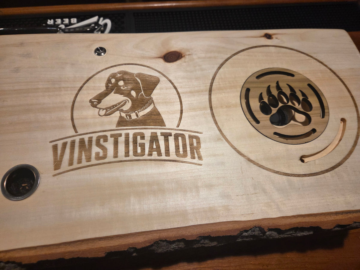 Hand-Tooled Whiskey Smoke Board – Customizable Cocktail Smoker
