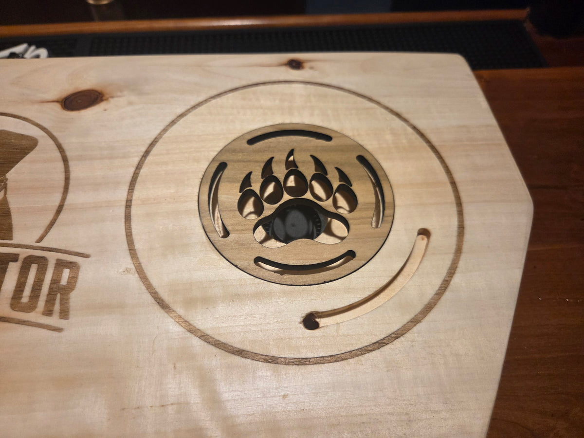 Hand-Tooled Whiskey Smoke Board – Customizable Cocktail Smoker