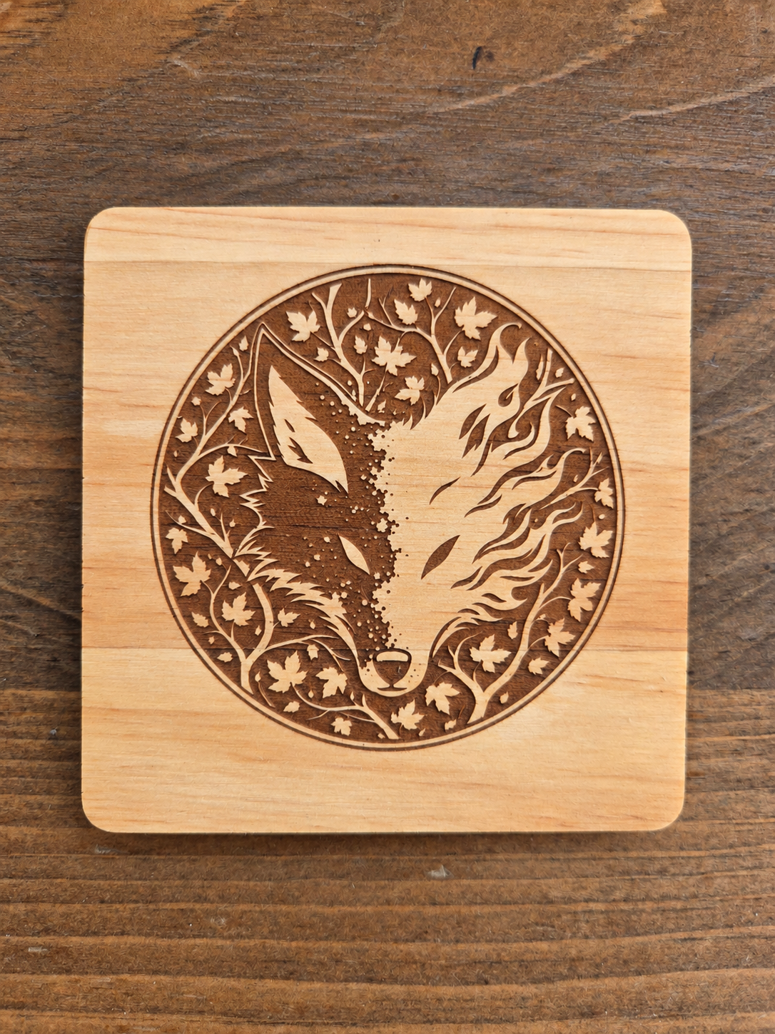 Fox & Ember Engraved Coasters