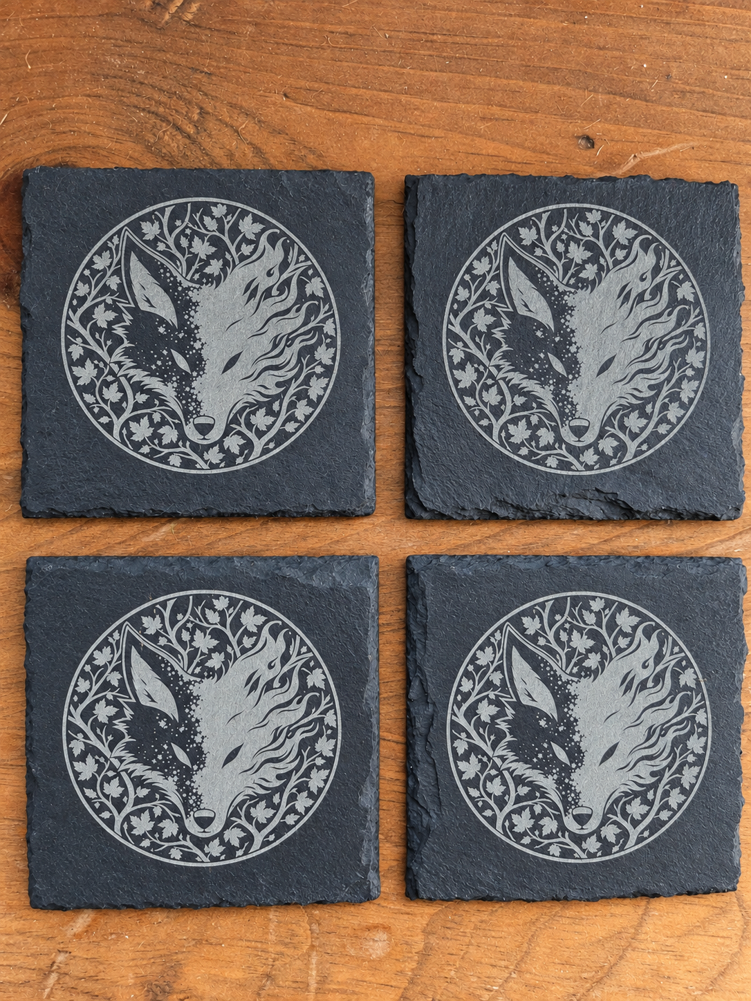 Fox & Ember Engraved Coasters