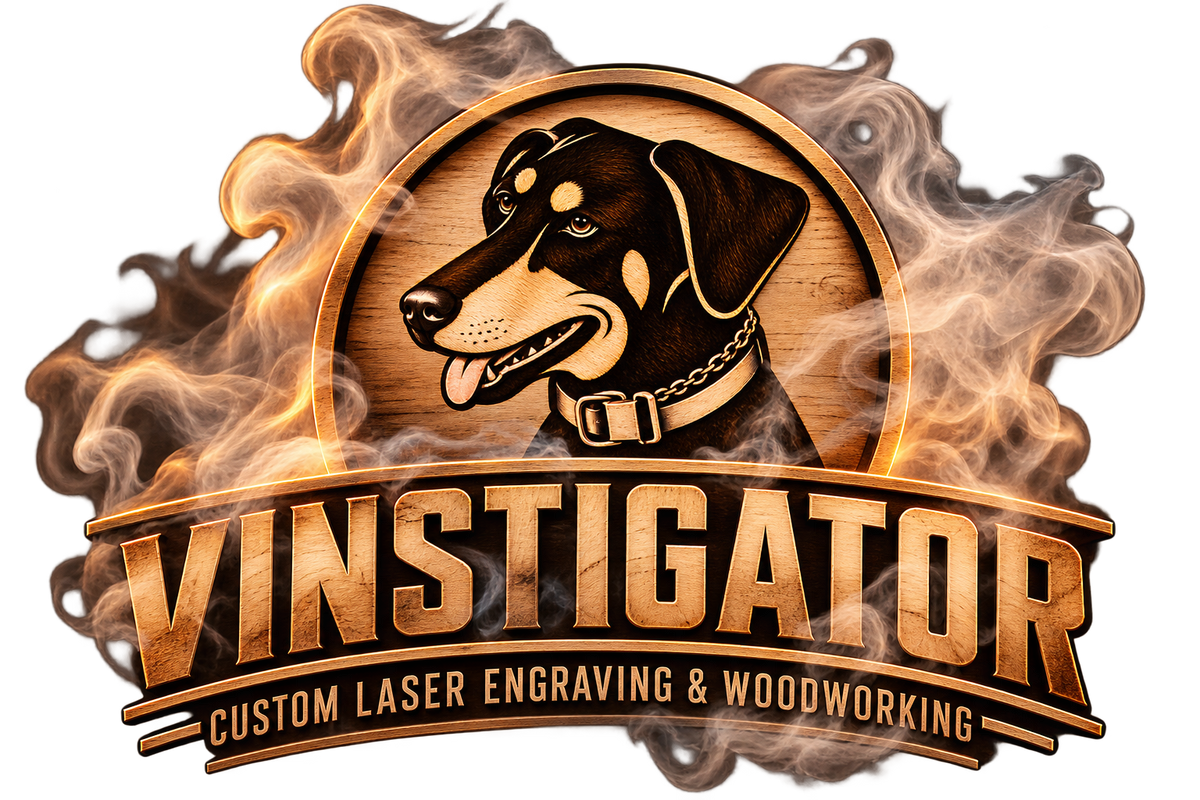 Hand-Tooled Whiskey Smoke Board – Customizable Cocktail Smoker